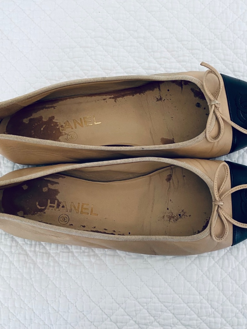 Chanel Ballet Flats Size 39.5 - Picture 4 of 5